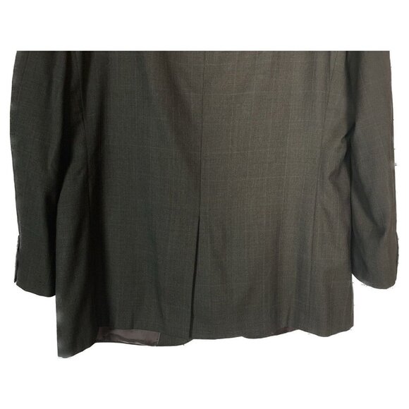 Brooks Brother 346 Madison Fit Two Button Gray 100% Wool Jacket/Coat/Blazer - Picture 8 of 13